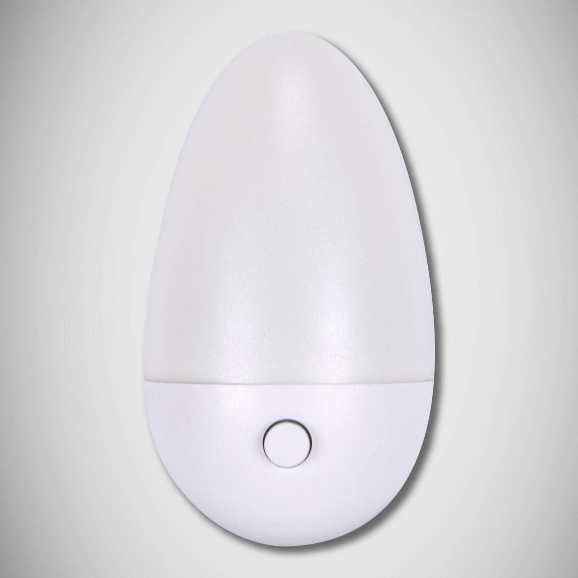 Zidna svjetiljka za uticnicu Egg LED bijela