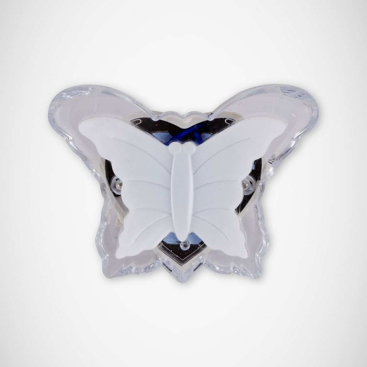 Zidna lampa za uticnicu Butterfly LED plava