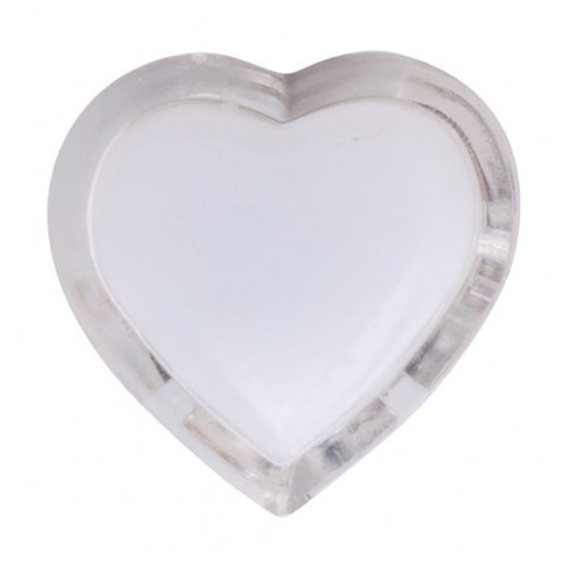 Zidna svjetiljka za uticnicu Heart LED bijela