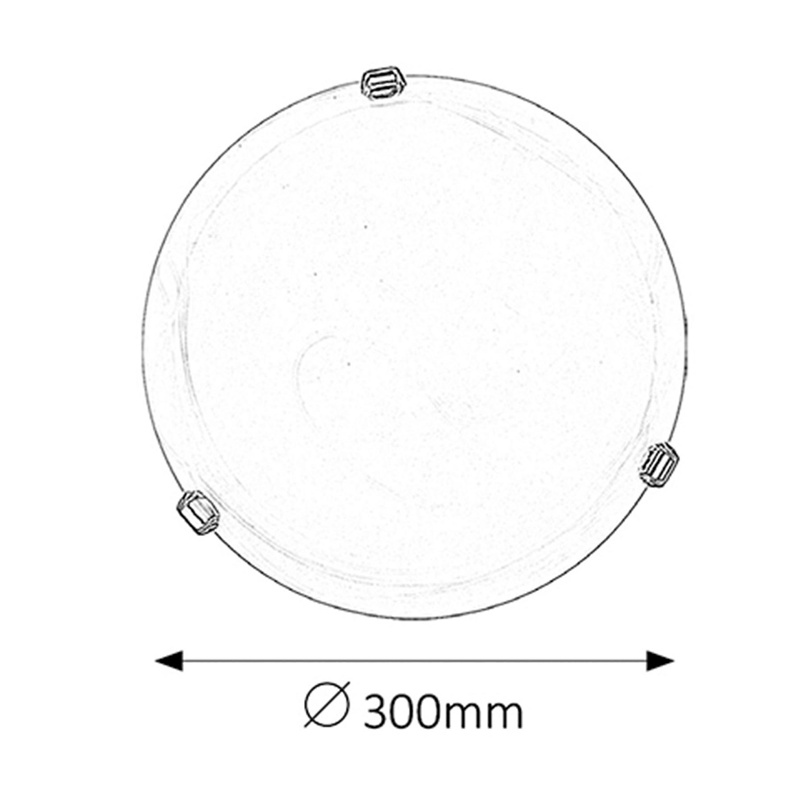 Plafonjera Alabastro 30cm