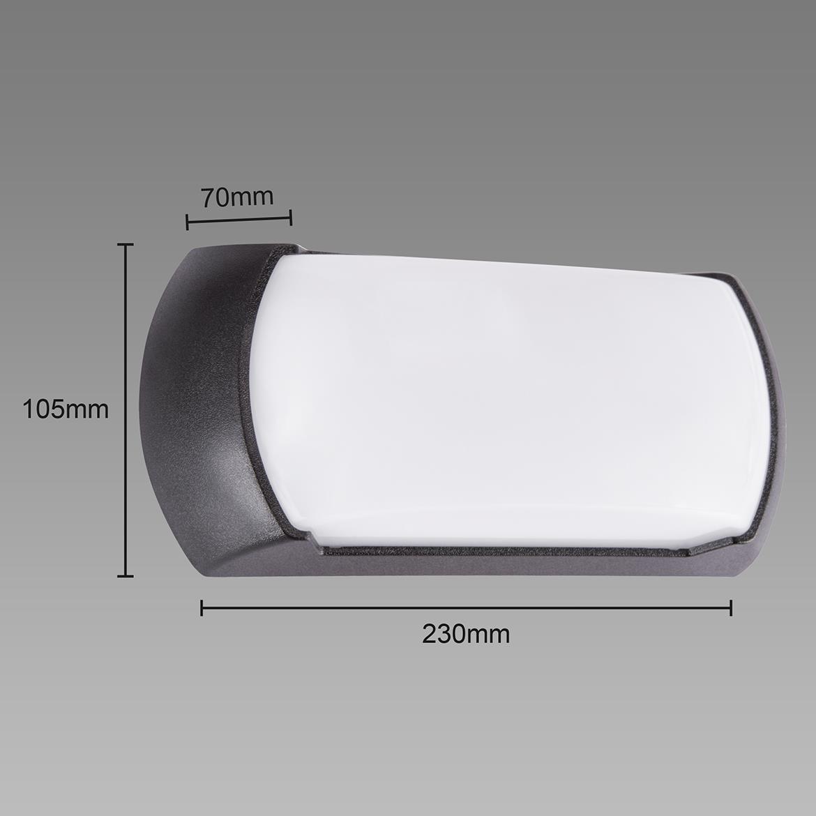 Spoljna zidna lampa Enduro II LED crna