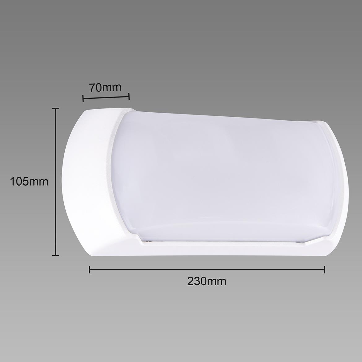 Spoljna zidna lampa Enduro II LED bela