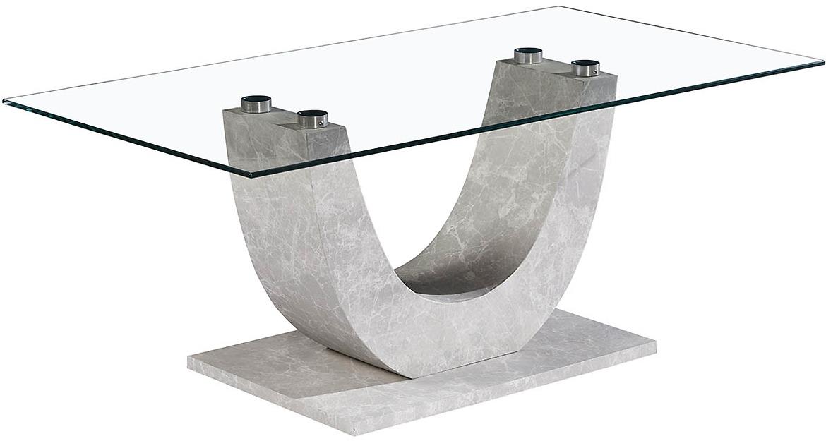 Iron stolic 110x60x43 cm beton/staklo