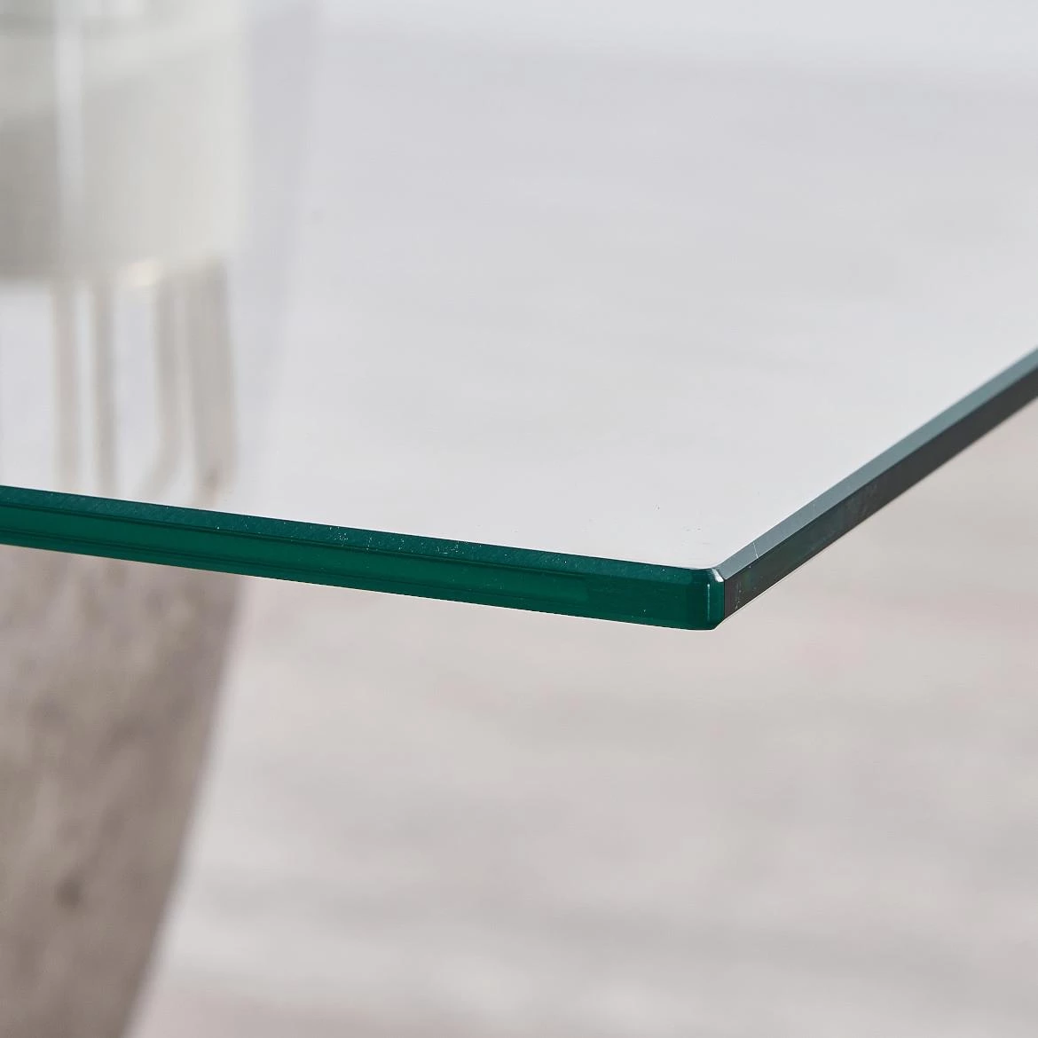 Klub sto Iron 110x60x43 cm beton/staklo