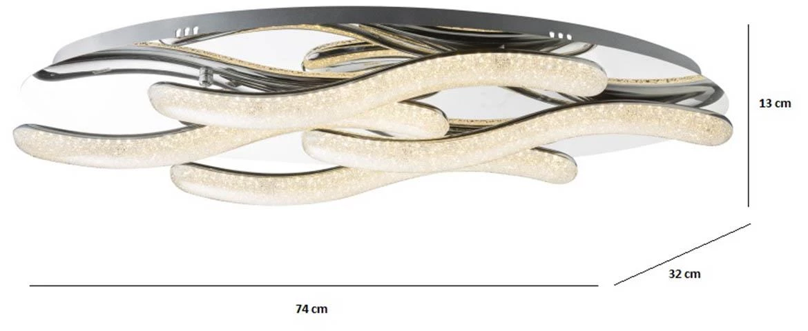 Plafonjera Nabro LED 48W 74cm