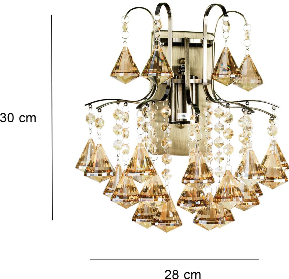 Zidna lampa Monte Carlo zlatna