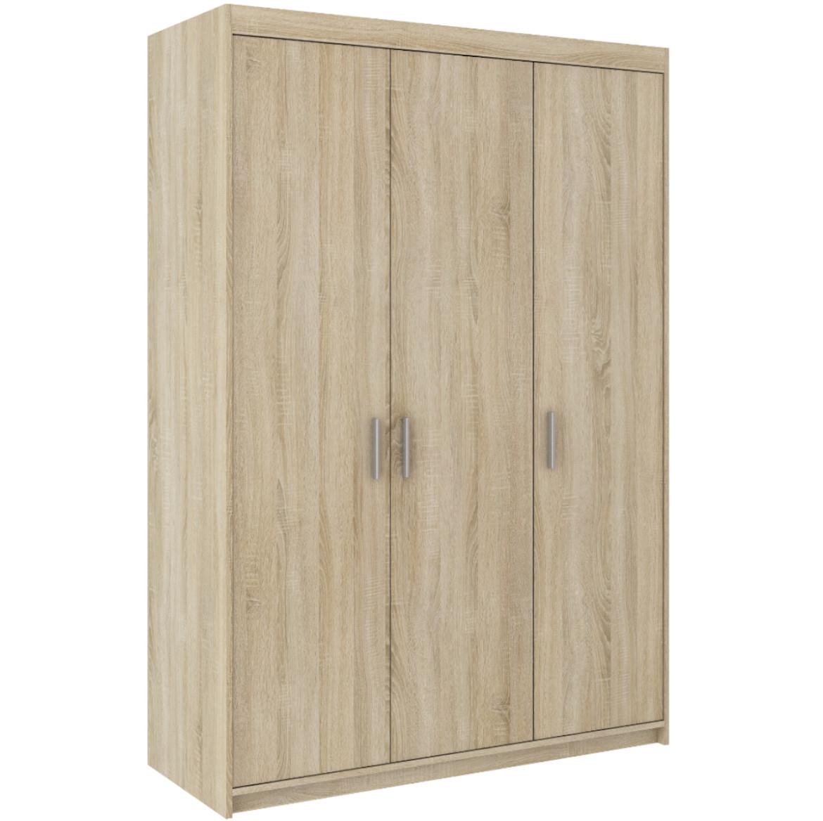 Ormar Elena 3 vrata 133x53x190 cm natur(sonoma hrast)