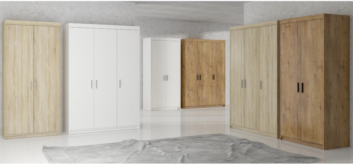 Ormar Elena 3 vrata 133x53x190 cm natur(sonoma hrast)