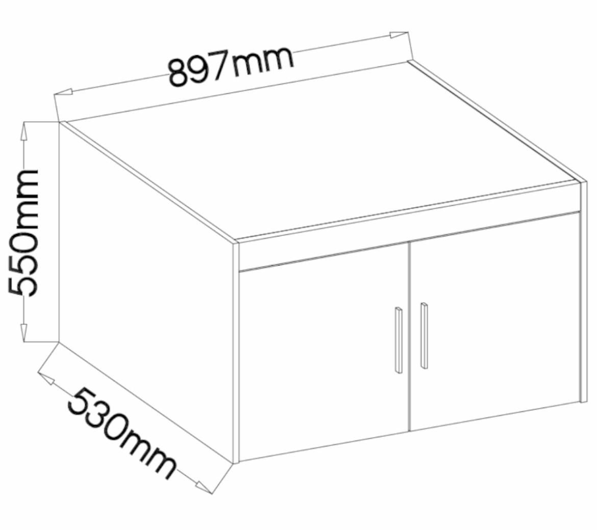 Nadogradnja Elena 2 vrata 89,7x53x55 cm natur (sonoma hrast)