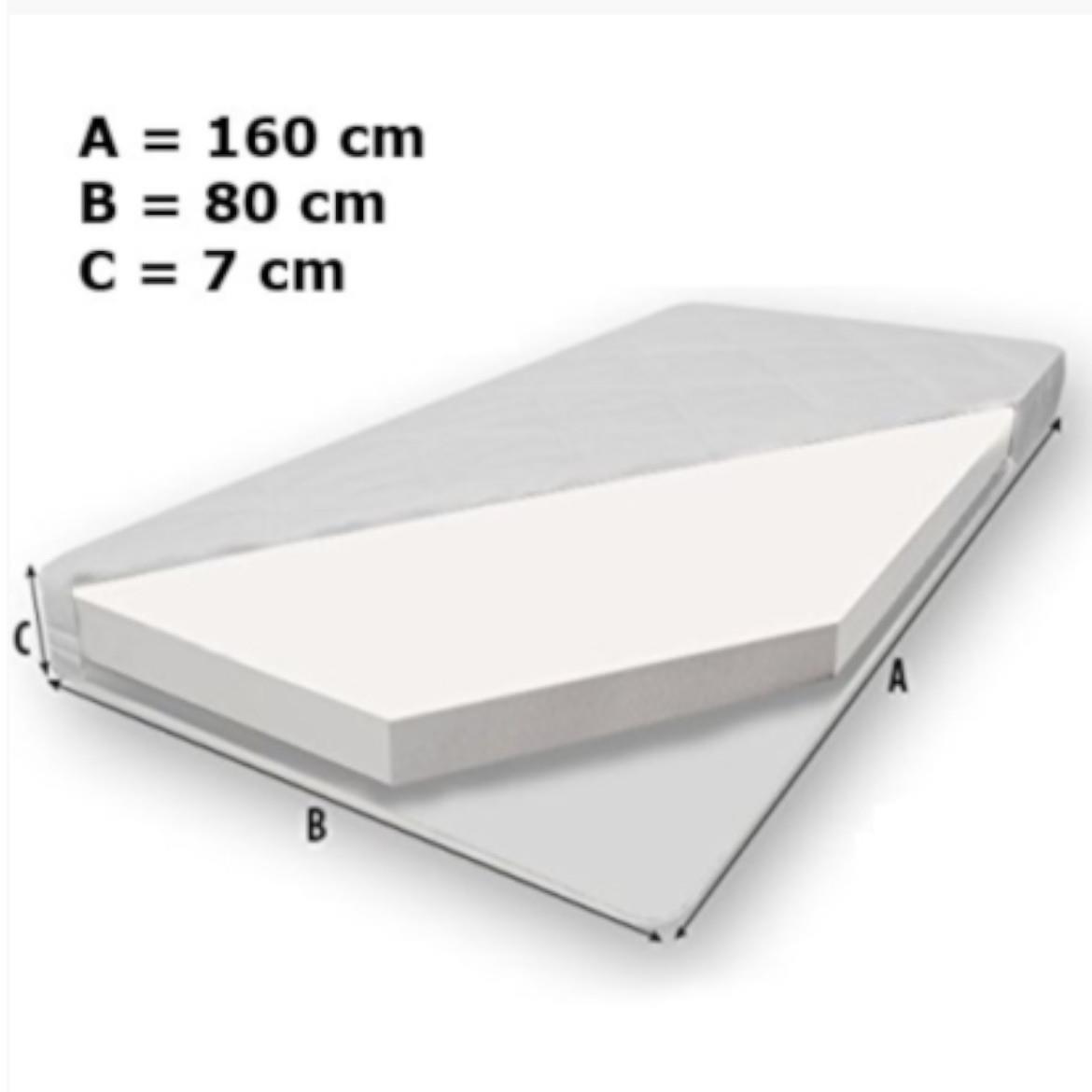 Decji krevet Gonzalo 164x88x63 cm beli