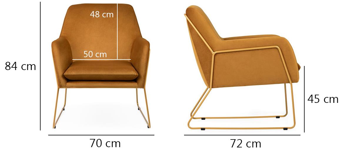 Milan Bluvel 68 / zlatna fotelja
