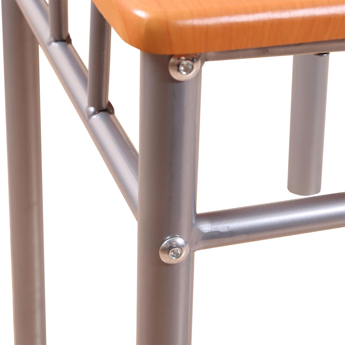 Dorota blagovaonski set stol+4 stolice metal/natur