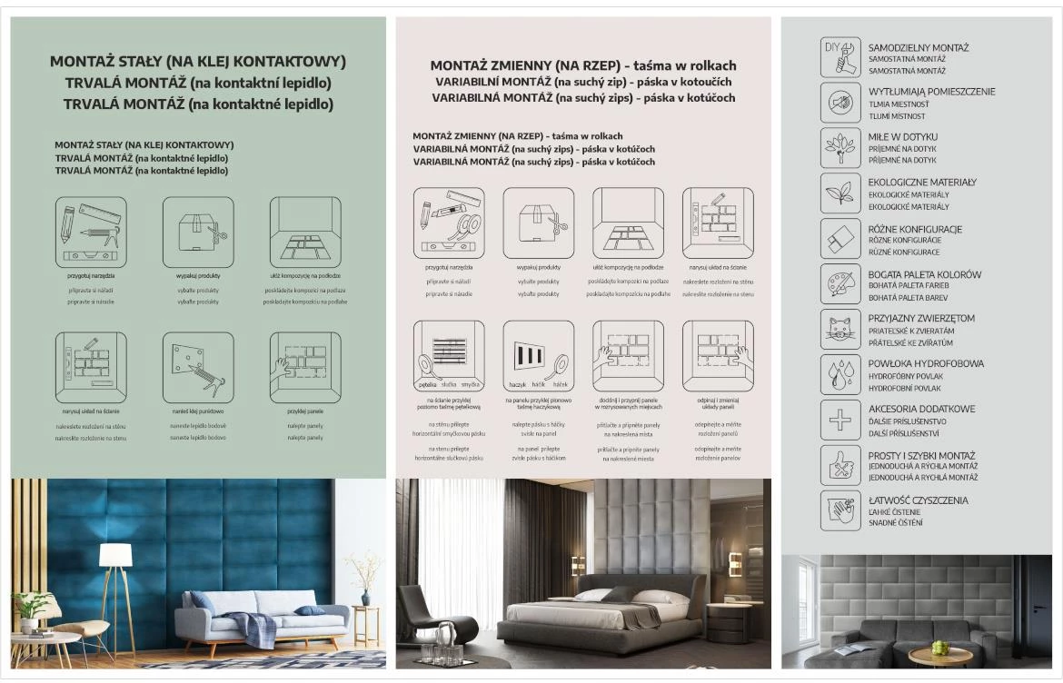 Naslon za glavu 180/20 senf