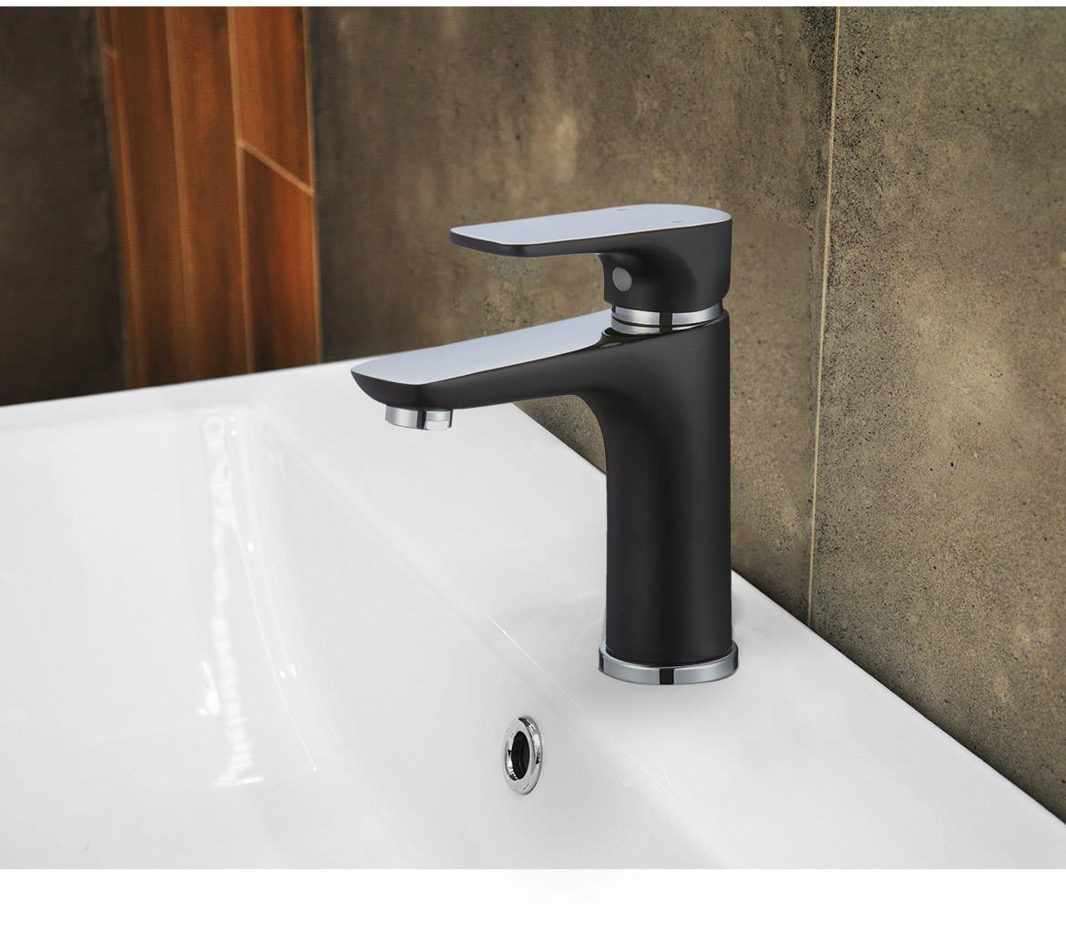 Gemini Black slavina za lavabo