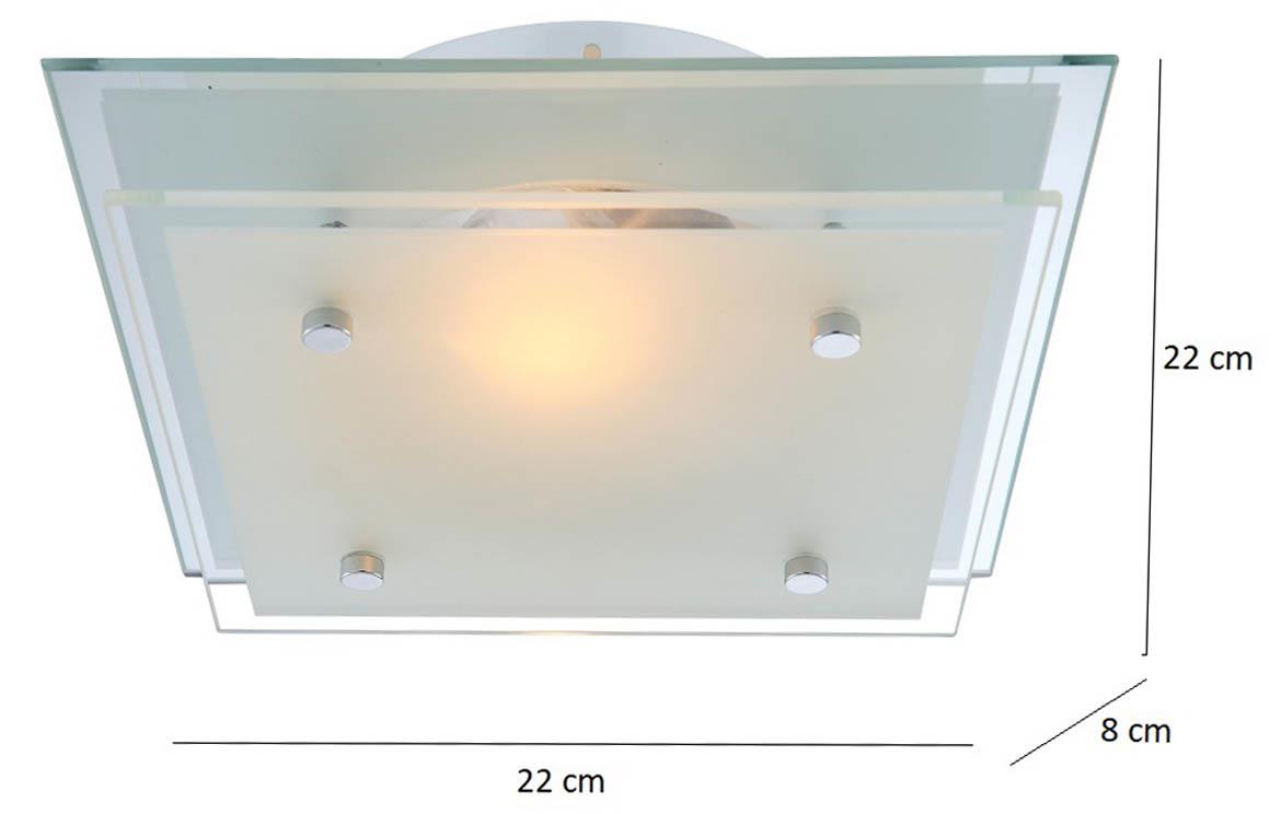 Plafonjera Indi 22cm bela