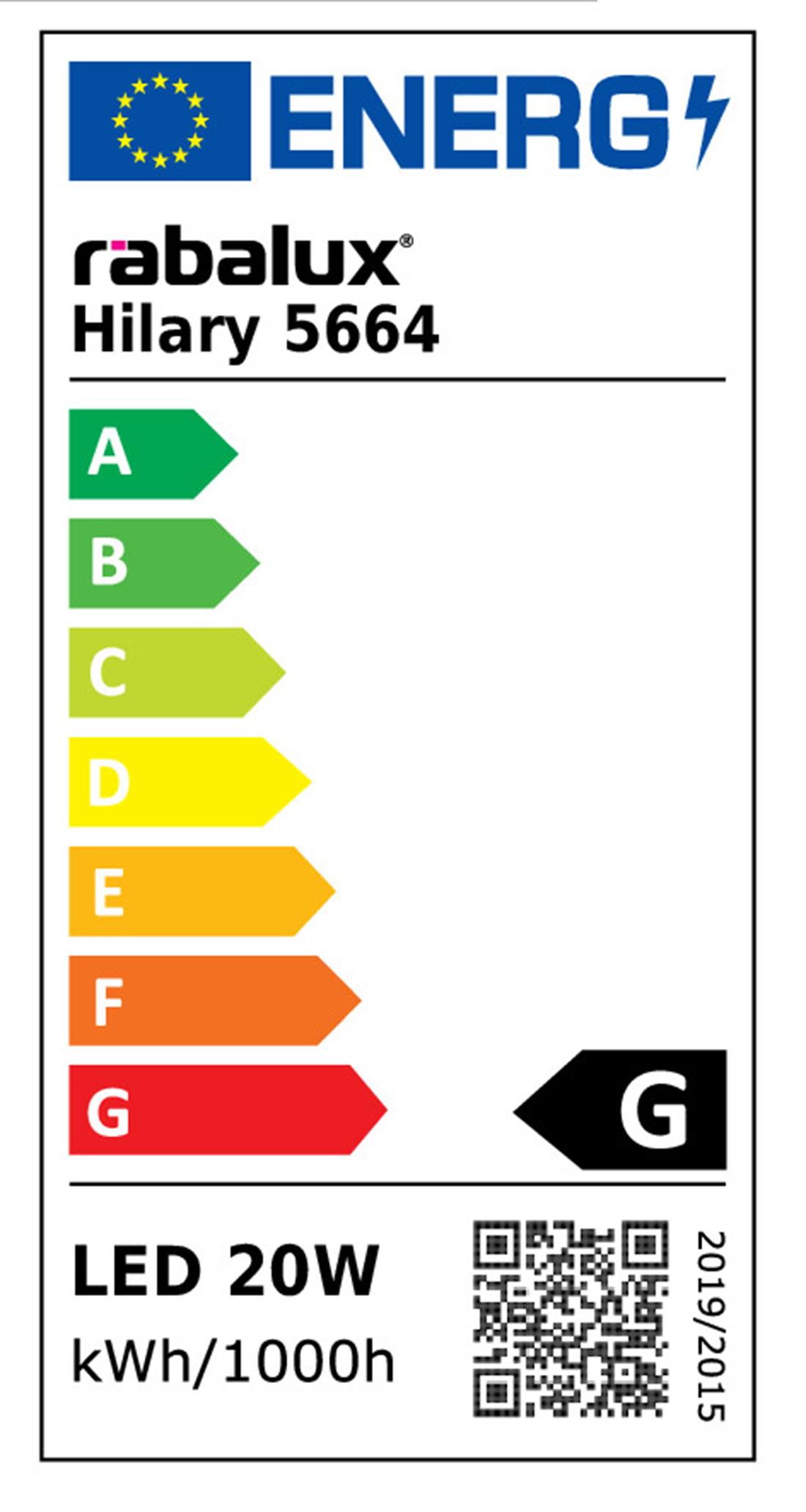 Plafonjera Hilary LED 4 srebrna