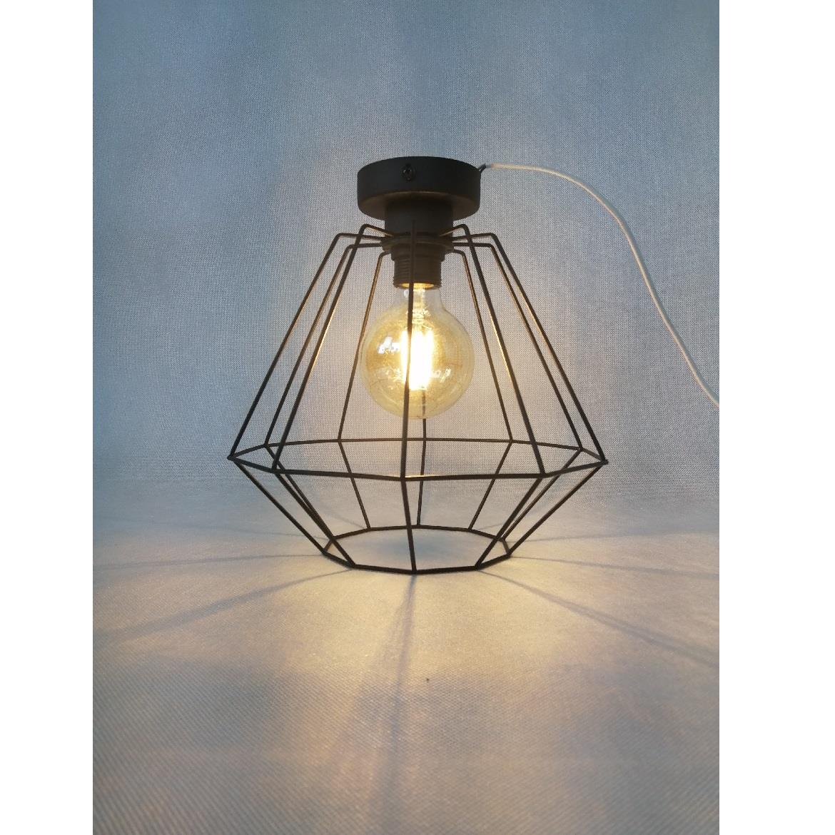 Plafonjera Diamond 30cm crna