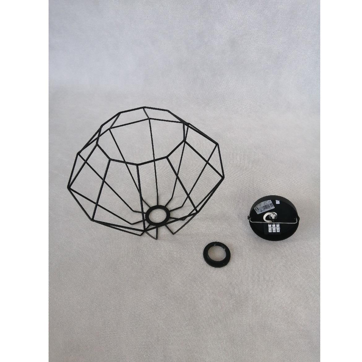 Plafonjera Diamond 30cm crna