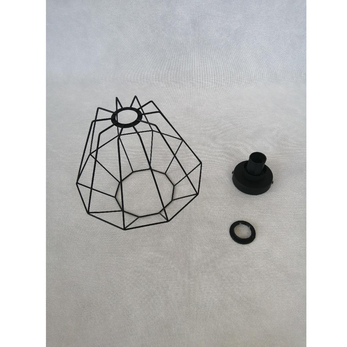 Plafonjera Diamond 30cm crna