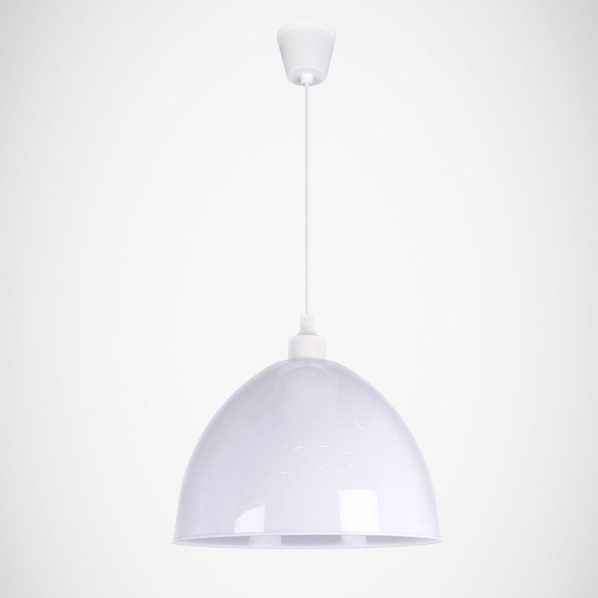 Viseca lampa Inka 30cm bela