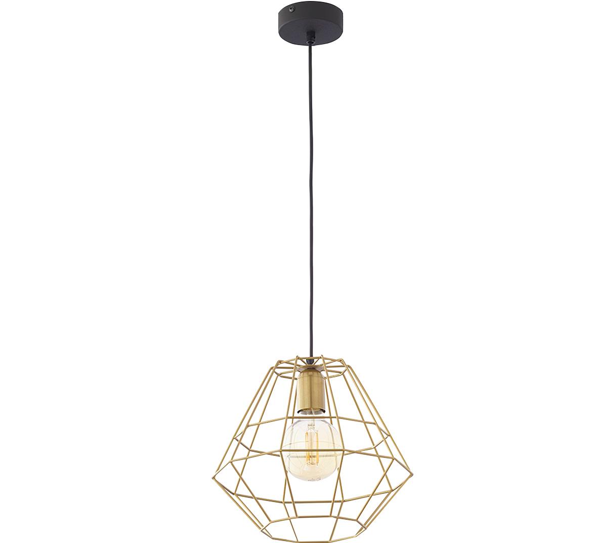 Viseca lampa Diamond 1 30x100cm zlatna