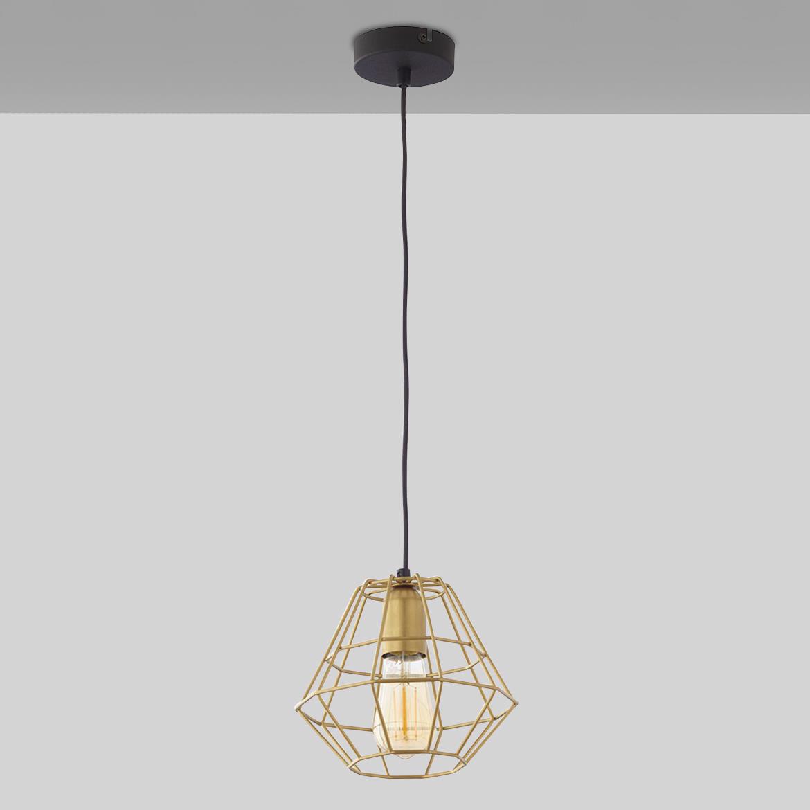 Viseca lampa Diamond 1 20x100cm zlatna