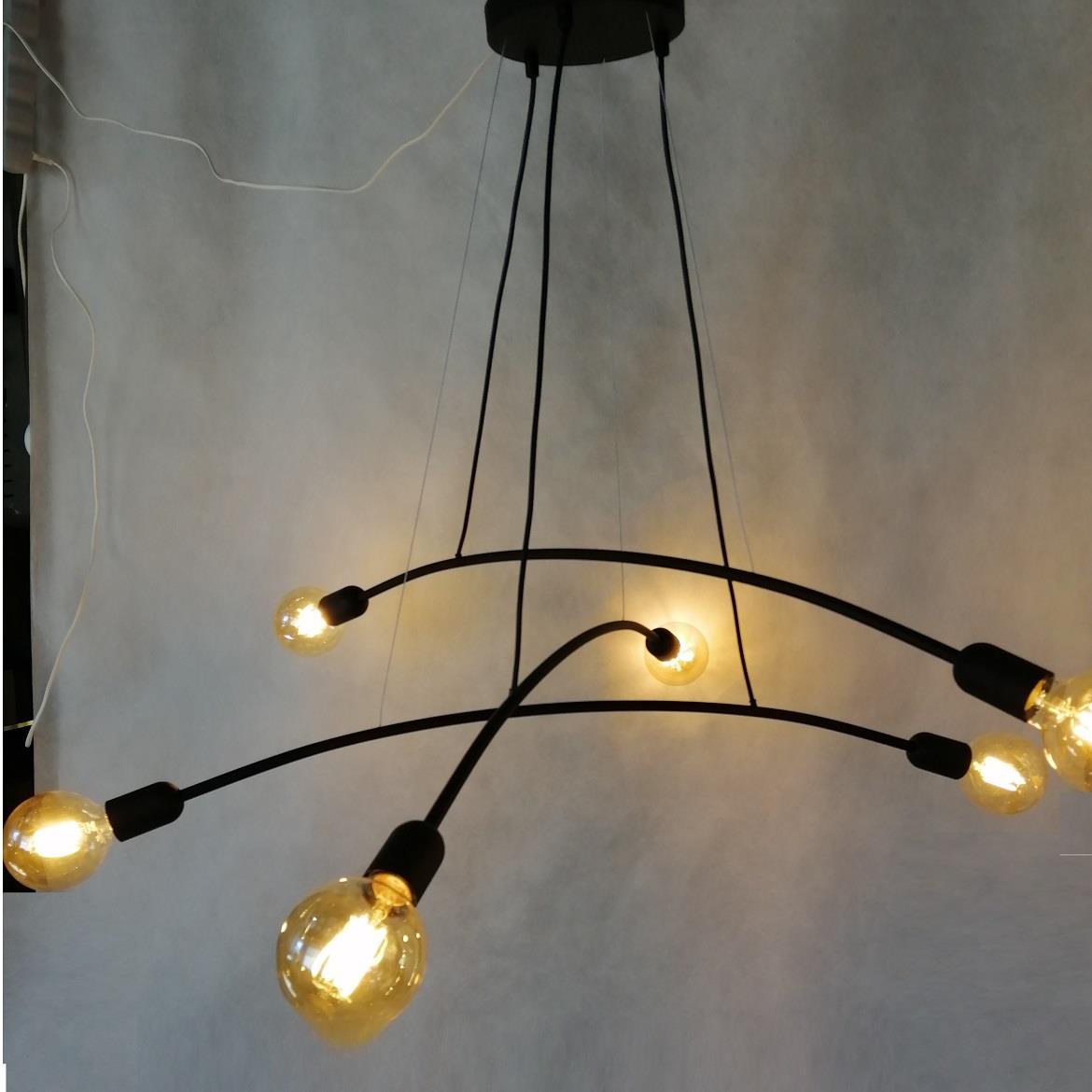 Viseća lampa Helix crna