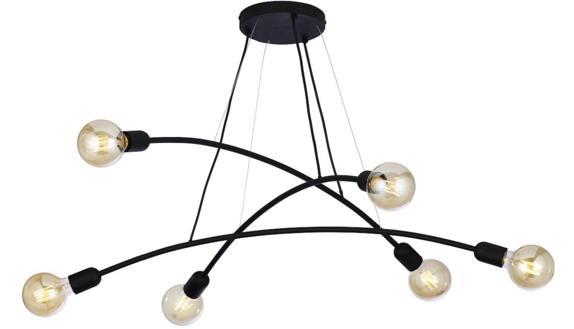 Viseća lampa Helix crna