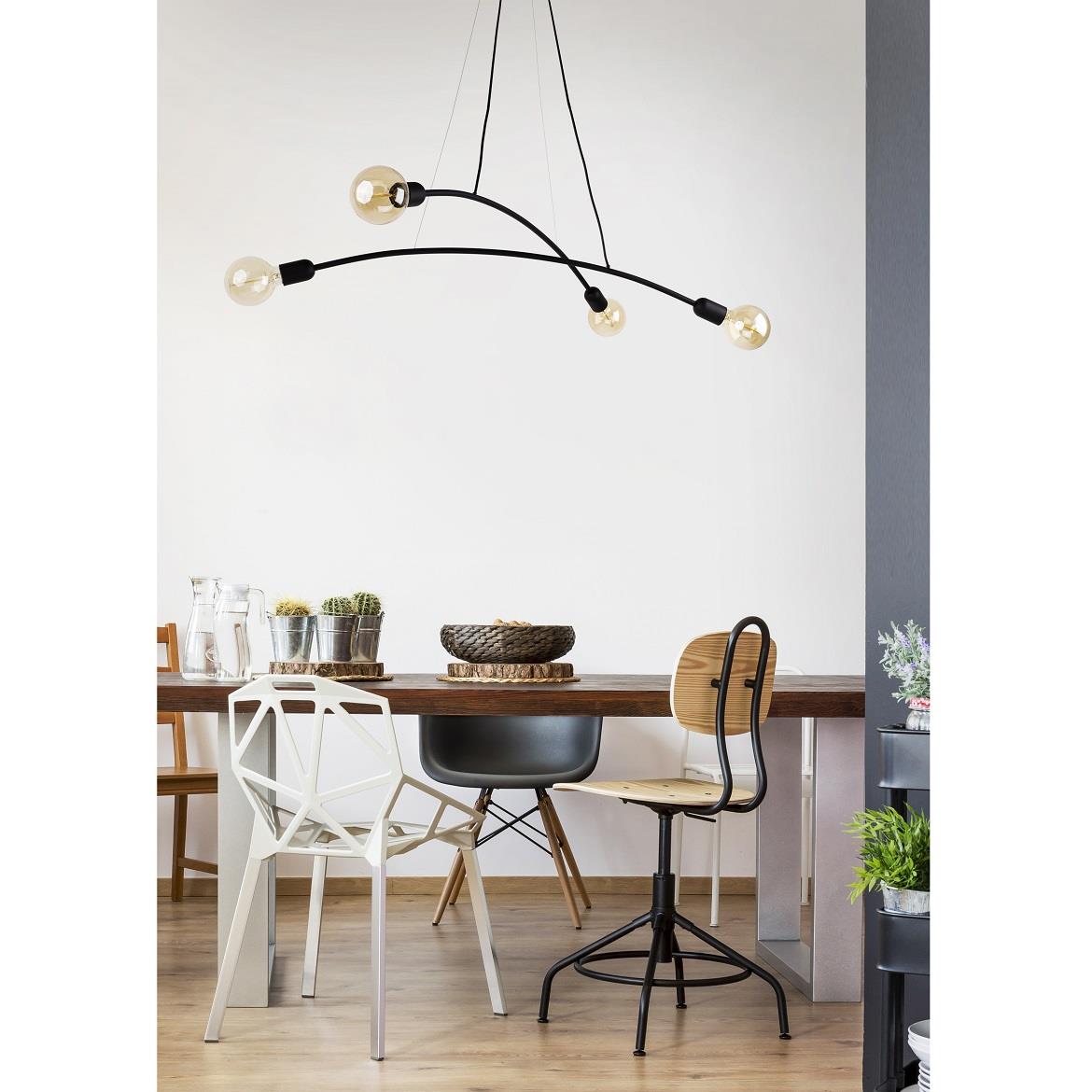 Viseća lampa Helix crna