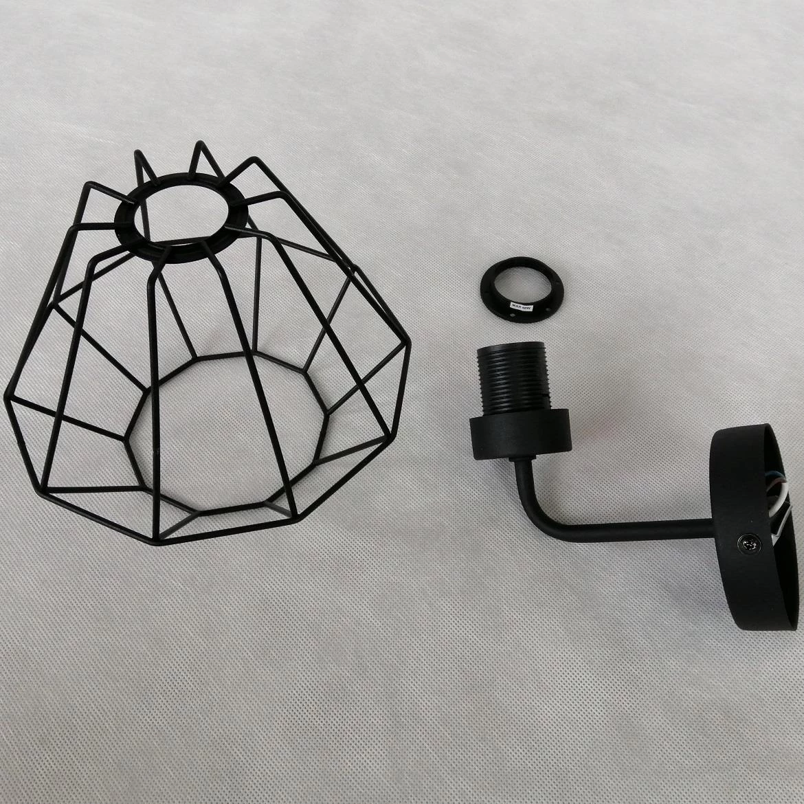 Zidna lampa Diamond crna