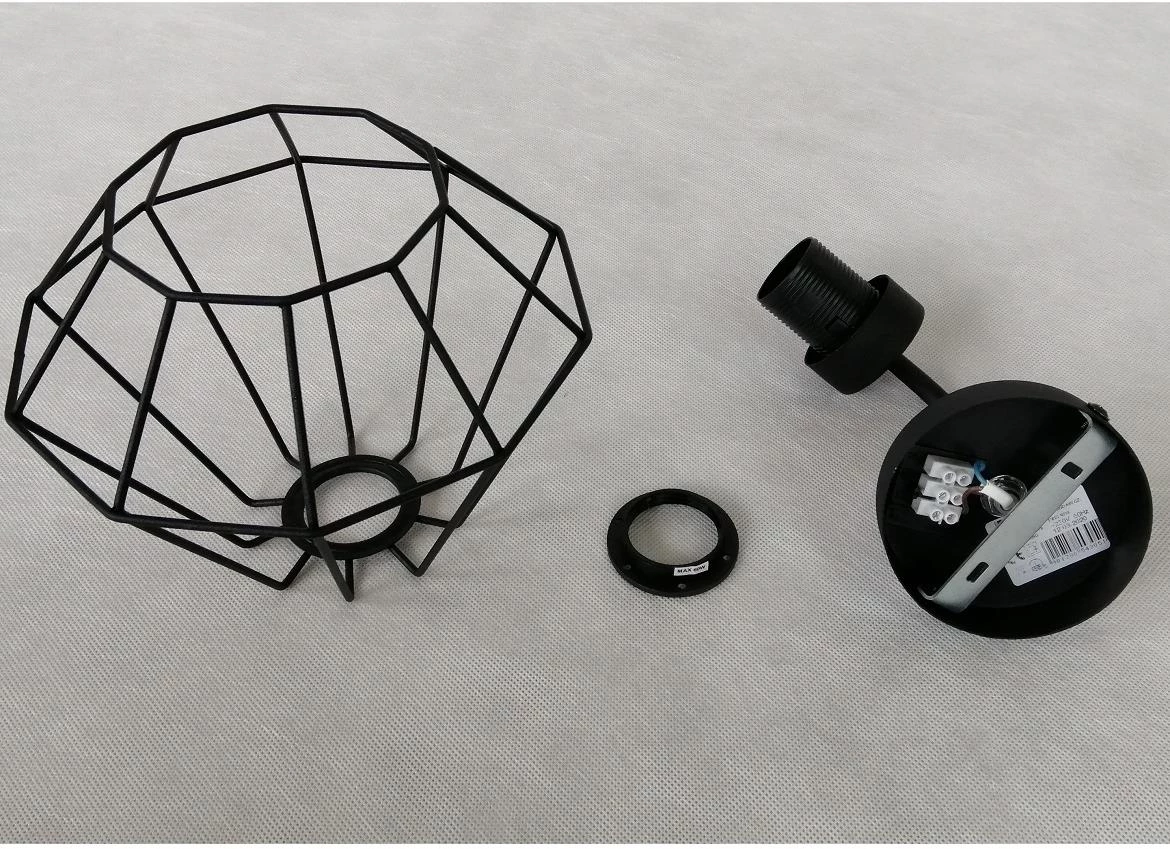 Zidna lampa Diamond crna