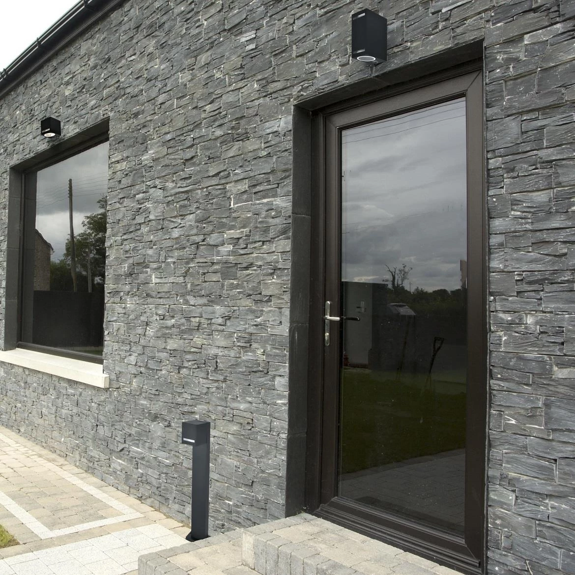 Spoljna zidna lampa Georgia 2 crna