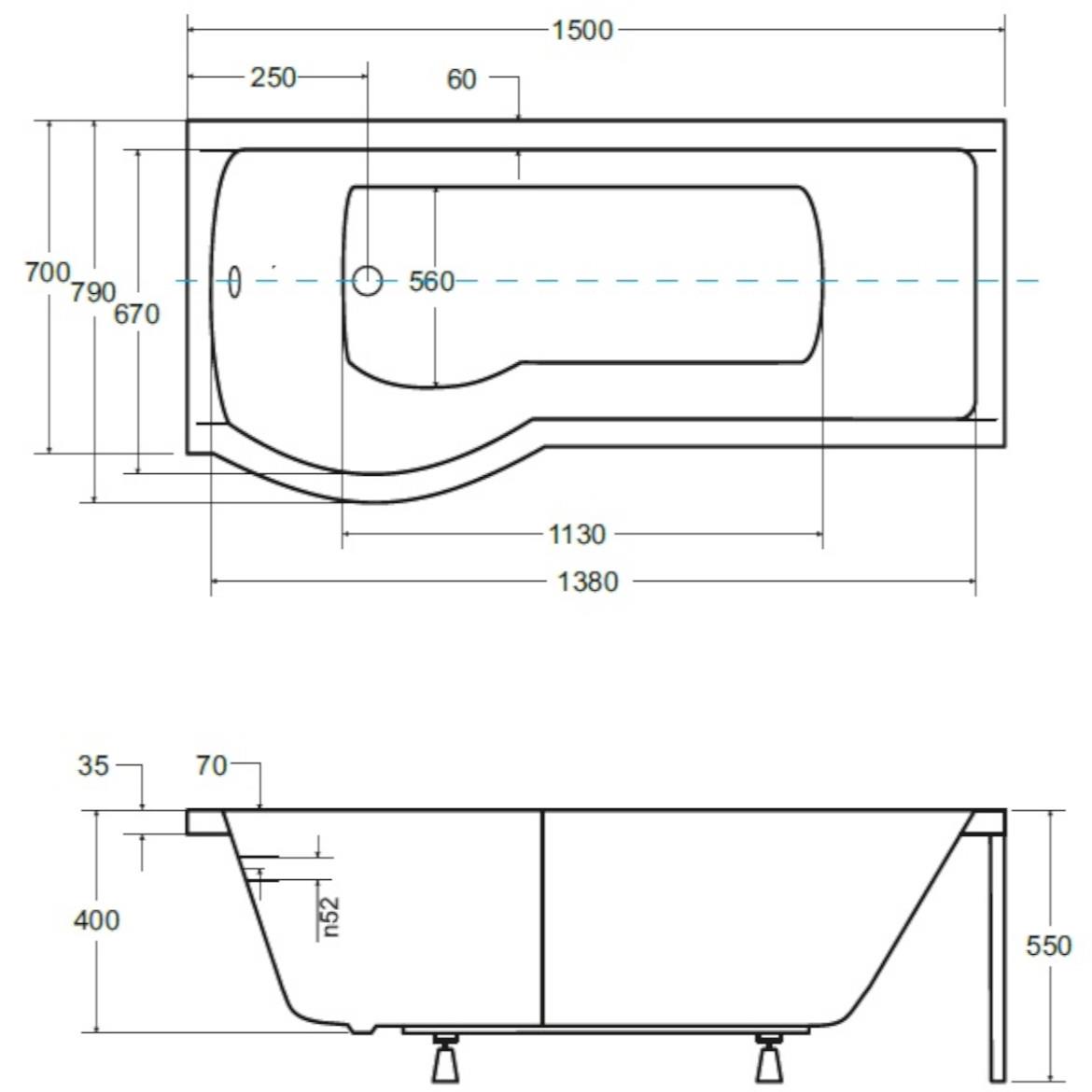 Kada Inspiro 150/70 leva + paravan