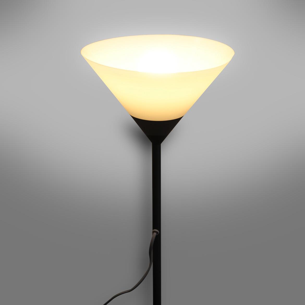 Podna lampa Juna srebrna