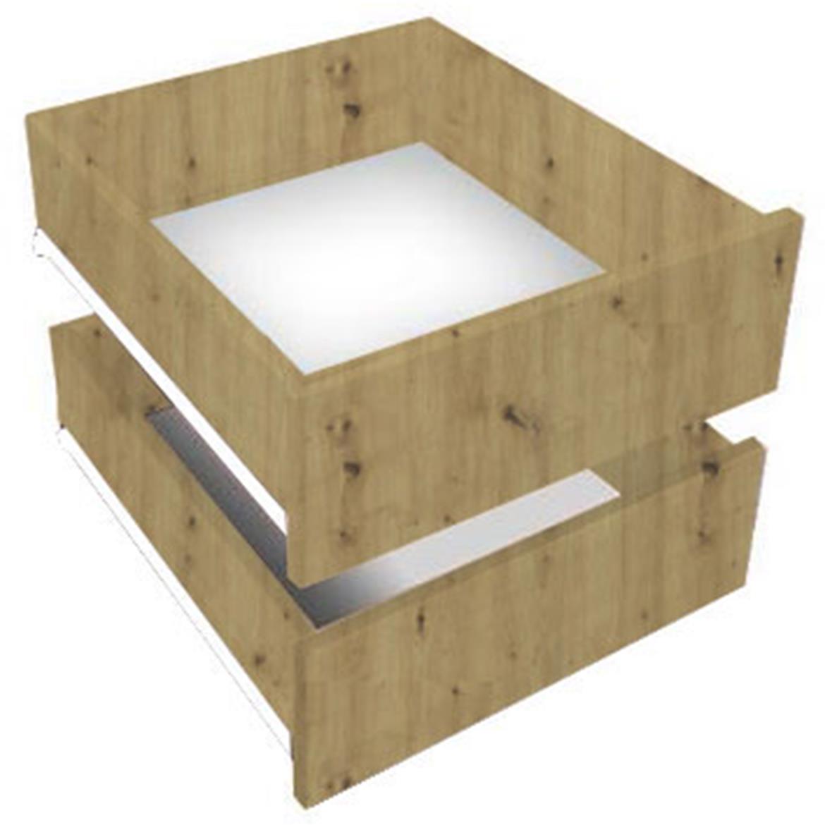 Ormar Lamelo 2 vrata 180x62x200 cm artisan hrast/crna