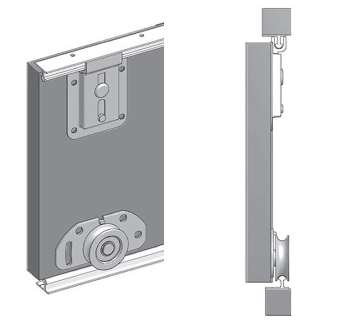 Ormar Loft 2 vrata 200,5x62x212 cm zlatni hrast + ogledalo