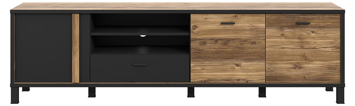 TV stalak Haruki 3 vrata+1 ladica 199x42x56,4 cm