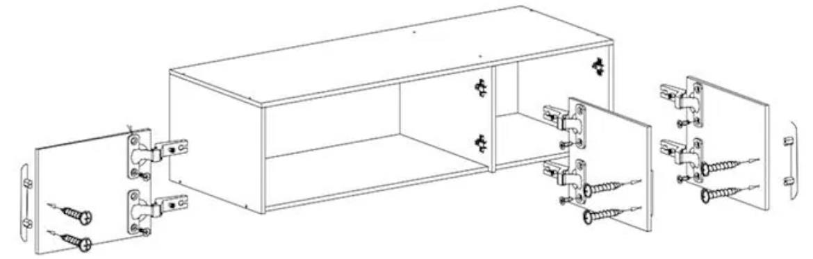 Smart nadogradnja3 vrata 150x56x40 cm grafit