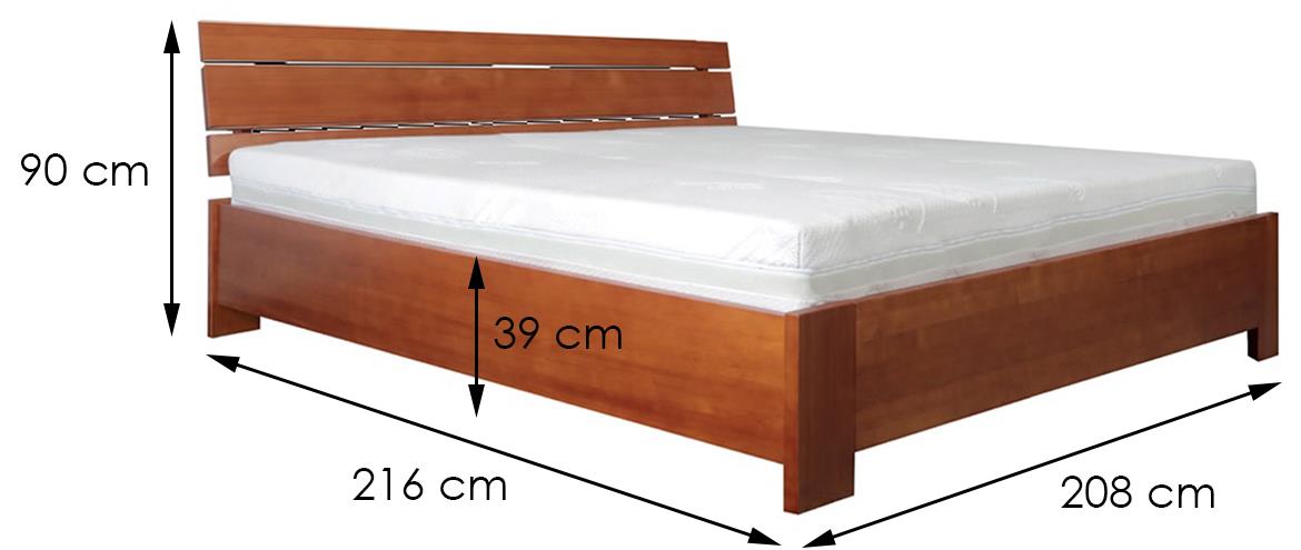 Drveni krevet Halden Plus 200x200 Alder
