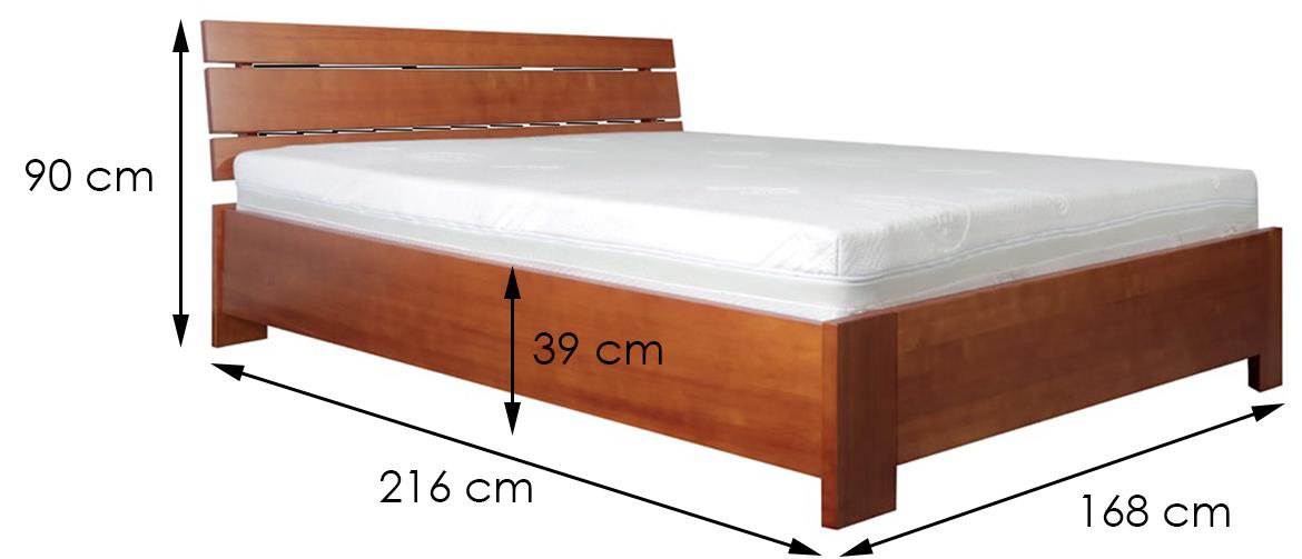 Drveni krevet Halden Plus 160x200 Alder