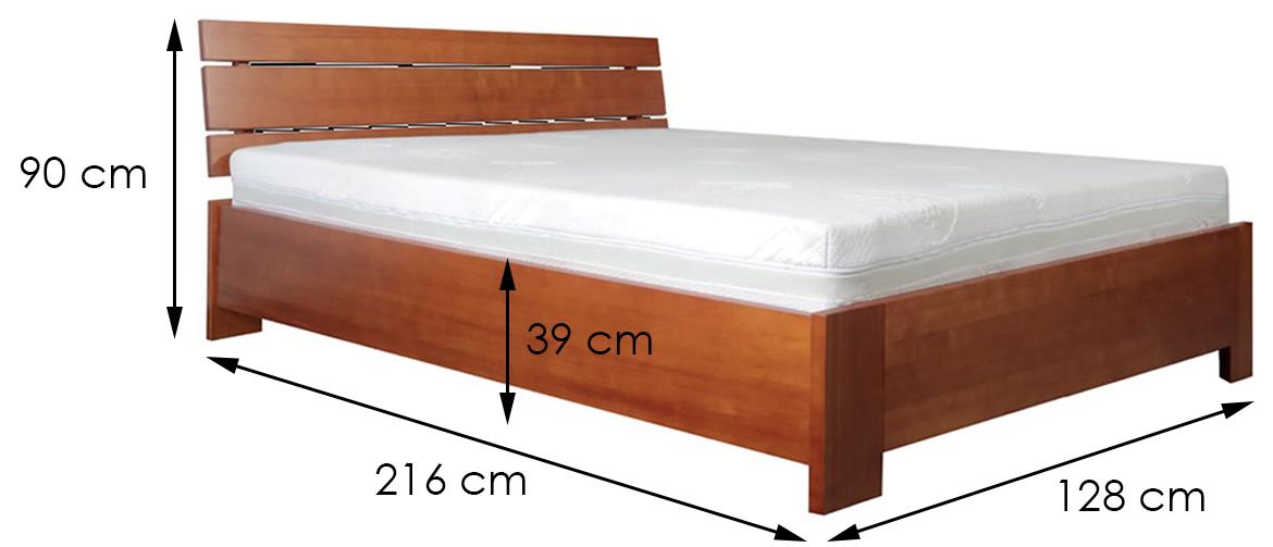 Drveni krevet Halden Plus 120x200 Alder