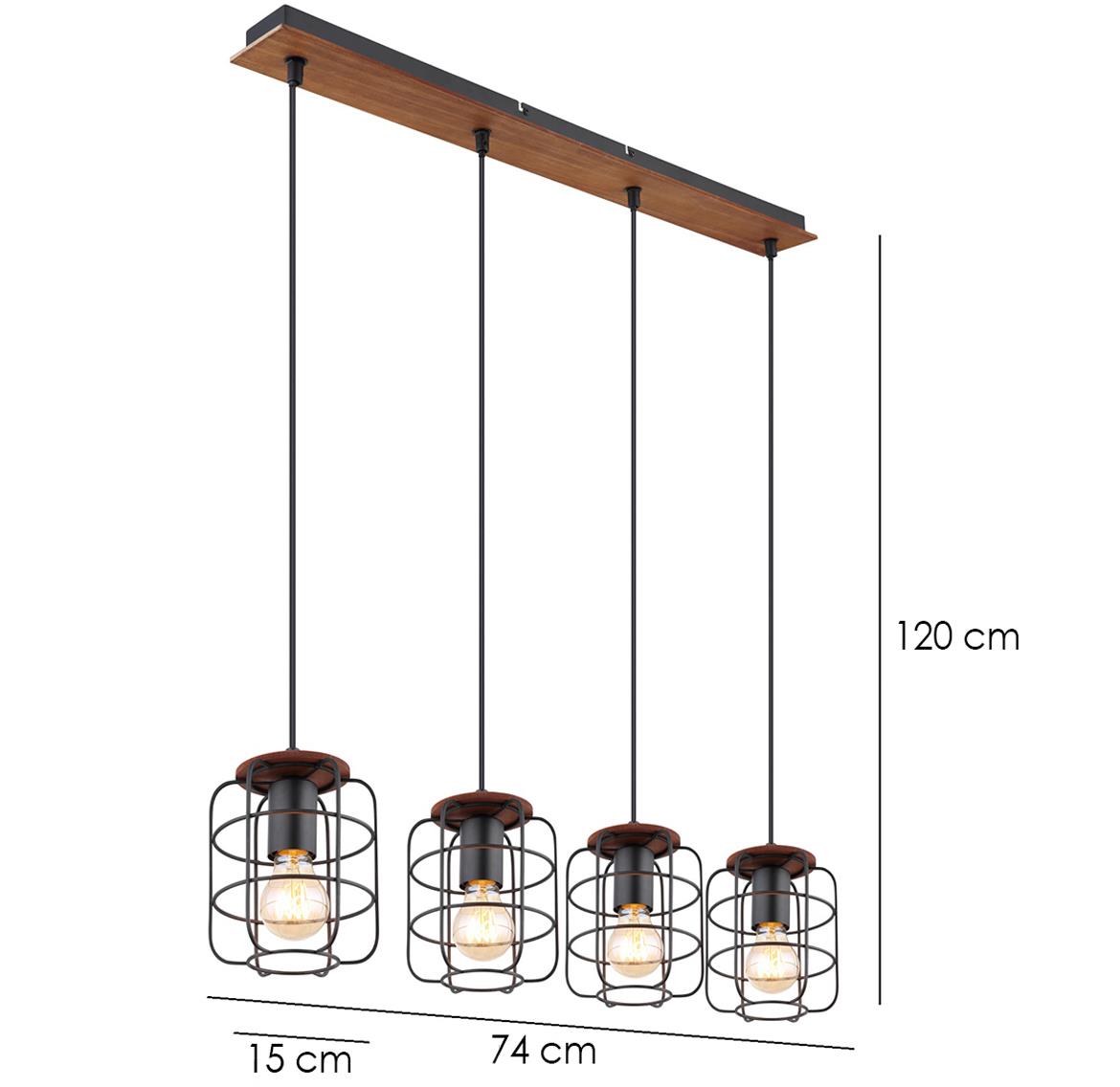 Viseca lampa Willa 4