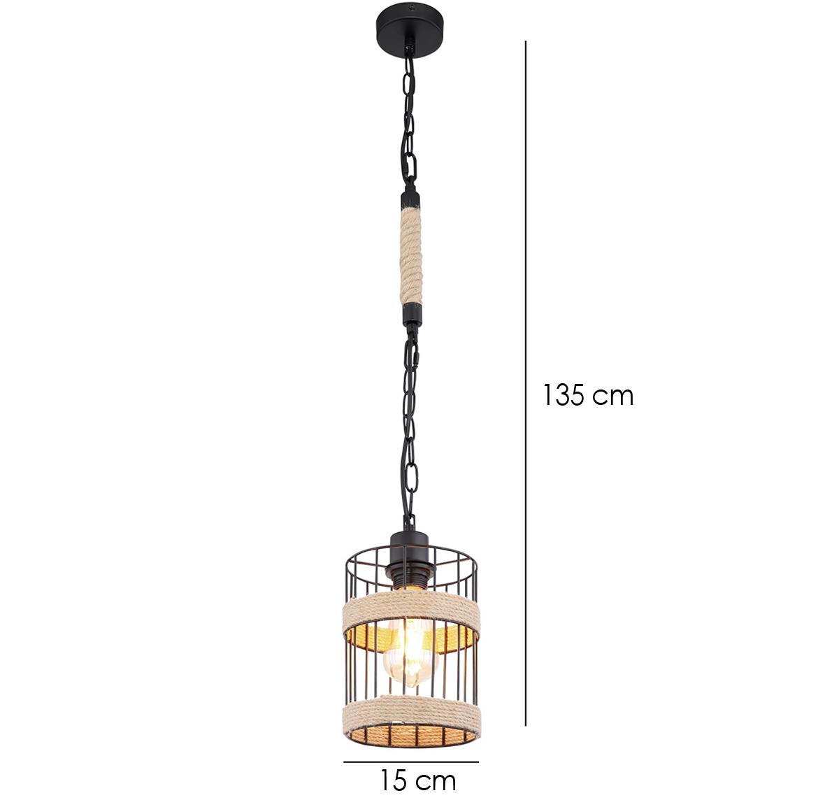 Viseca lampa Halia 15x135cm