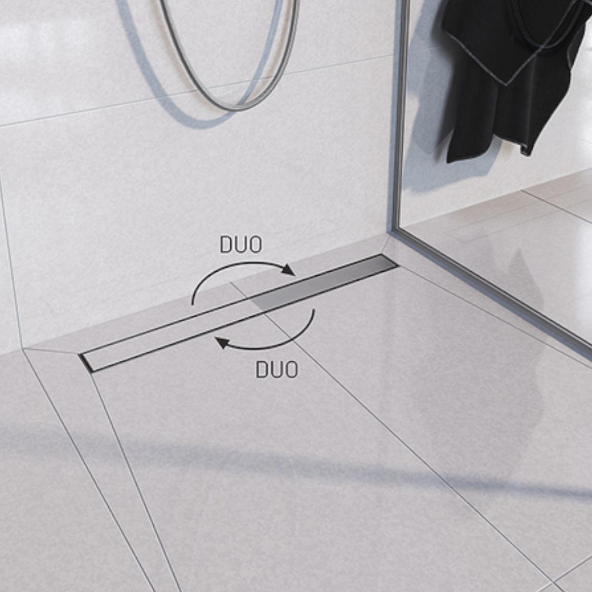 Reverzibilni linearni odvod Duplex Abs Abs + Inox 700