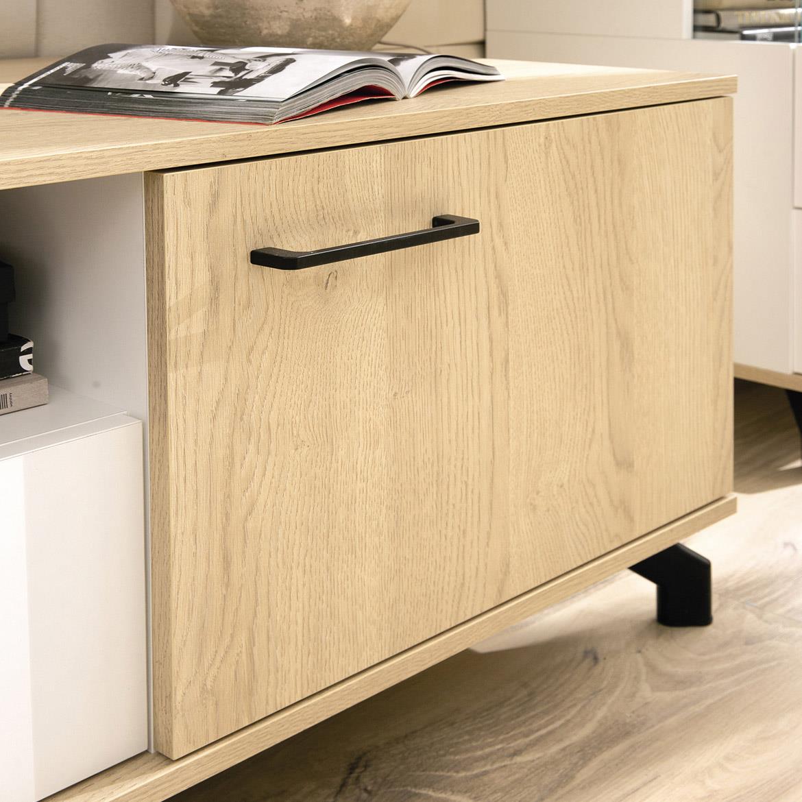 Komoda Madison Md10 Bijeli Lux / Sunder hrast