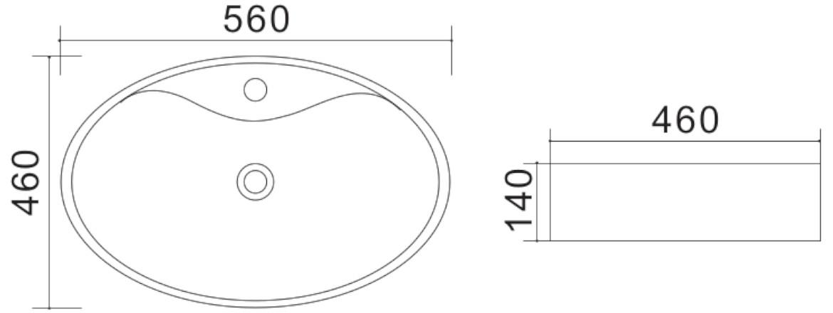 Umivaonik Fabia 55,5 1/0