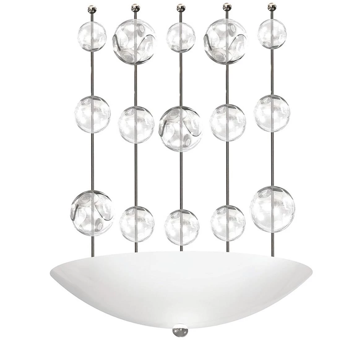 Plafonjera Perla Bianco LED 1 28cm bela