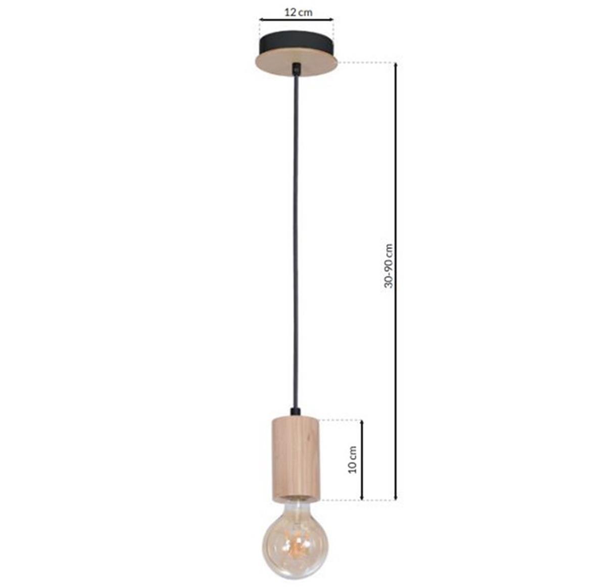 Viseca lampa Lines 1 natur