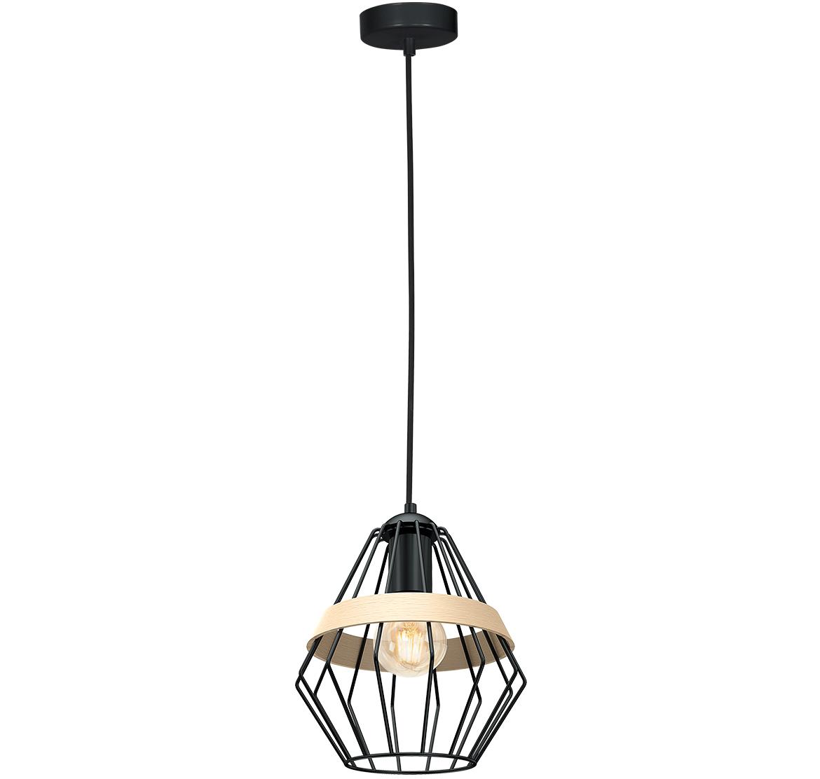Viseca lampa Cliff Black 1 crna