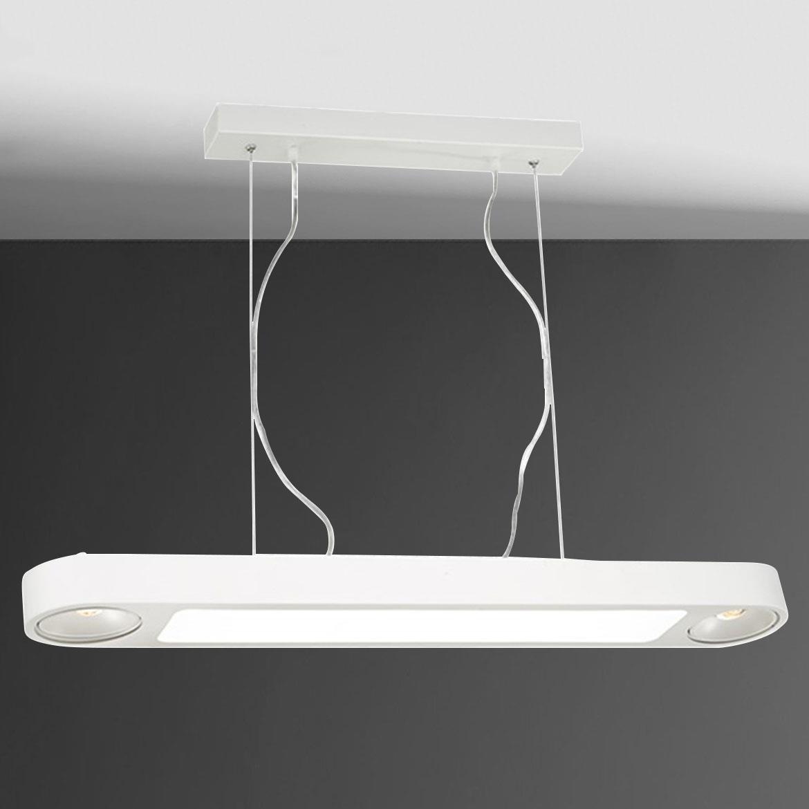 Viseca lampa Luce 1 bela